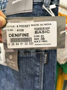Men's Stylish Blue Cargo Jeans