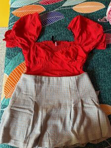 Top and Skirt
