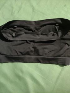 Black Strapless Bra