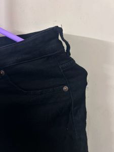 Black Skinny Jeans Women Size 30 High Waisted