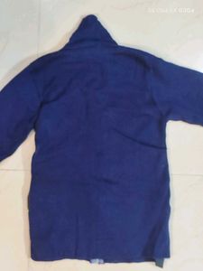 Navy Blue Zip-Up Hoodie