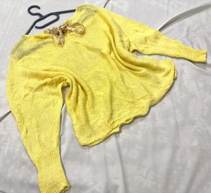 🎁Yellow Lightweight Knit Top I