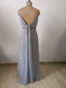 Elegant Grey Formal Dress