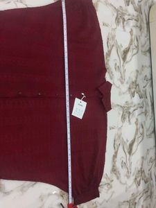 Maroon Textured cord set