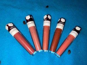 set of 5 Nude / New Waterproof Liquid Lipstick