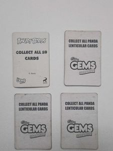 Cadbury Gems Lenticular 4 Cards