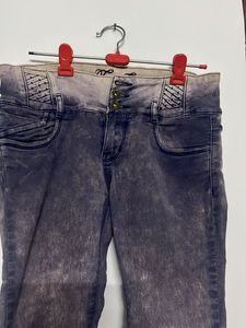 Purple Wash Jeans - Size Medium