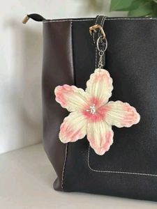Tangled Inspired Flower Keychain