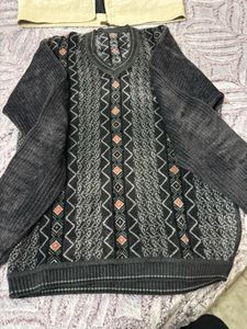 Patterned Knit Sweater