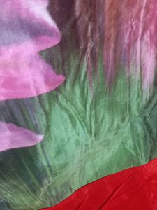 Beautiful Lotus Print velvet  bed sheet with pillo