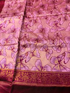 New Pink Butterfly Print Fabric