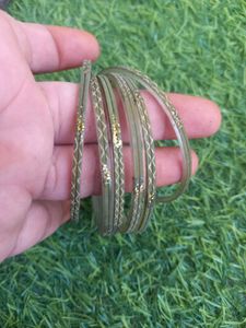 Elegant Glass Bangles Set