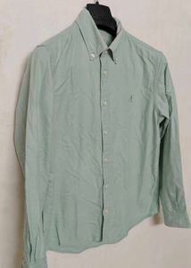 Men's Mint Green Button-Up Shirt