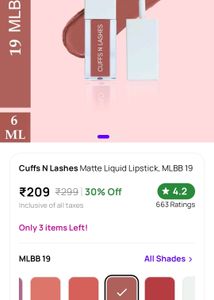 Combo Of 4 Lipsticks