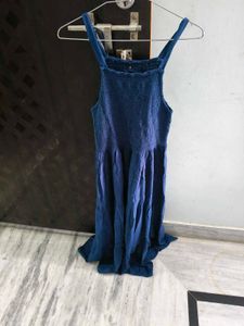 blue dress with stylish jacket