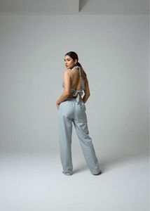 Stylish Silver Halter Top Offer