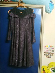 Sparkly Cold Shoulder Dress