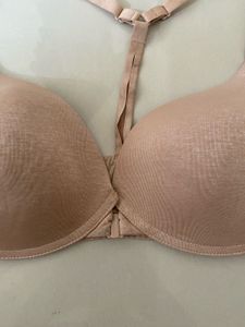 Racerback Push-Up Bra - Beige