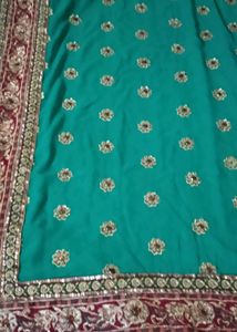 Green Saree (Free delivery)