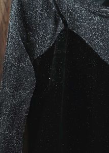 velvet shiny dress 🖤🩶✨