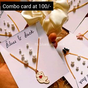 Pendant+Studs+Scrunchie