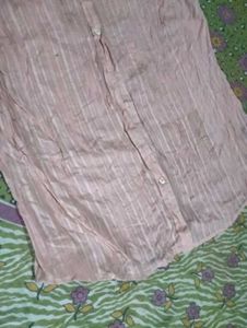 Light Pink Sleeveless Button-Up Shirt