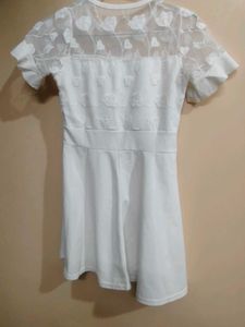 Elegant White Lace Dress