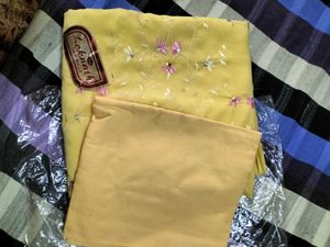 yellow saree