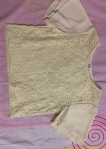 Elegant Lace Sleeve Top
