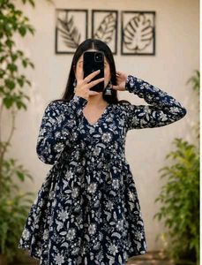 Stylish Floral Print Kurta-all size