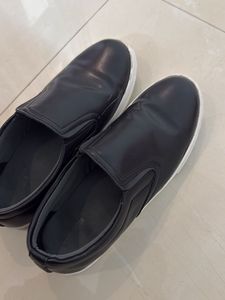 Classic Black Slip-On Sneakers