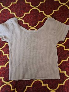 Ribbed Crop Top