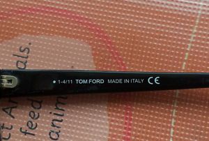 Tom Ford Orignal Sunglasses - Black Frame