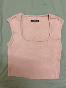 Chic Sleeveless Square Neck Top