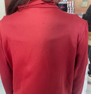 Red Zip-Up Track Jacket❤️