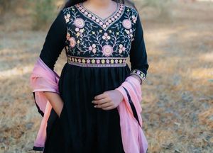 Black Kurthi Set