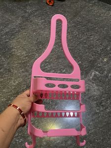 Pink 3-Tier Bathroom Organizer