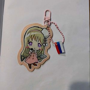 Hetalia nyo Russia/ Anya Braginskaya Keychain!