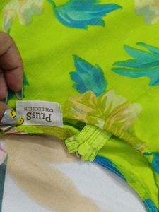 Bright Floral Print Dress