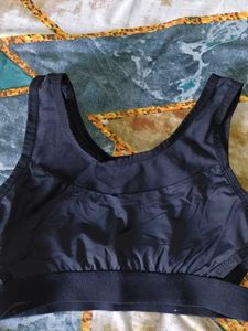 Black Sports Bra with Cutouts