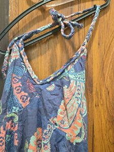 Boho Paisley Print Maxi Dress