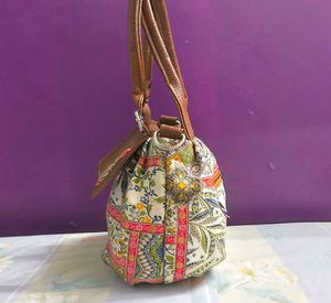 🍂 Boho Floral Patchwork Handbag 🍂