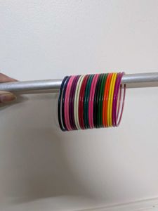Vibrant Multicolored Bangles Set