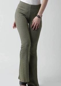 H&M Ribbed Flare Pants