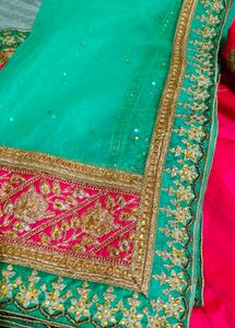 Heavy Orange Lengah For Wedding