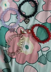 Cute Beaded Bracelets with Charms