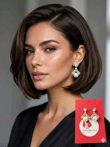 Pearl & Crystal V-Drop Earrings