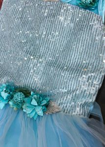 Girls' Magical Blue Gown