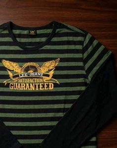 Lee Jeans Striped Long Sleeve Shirt