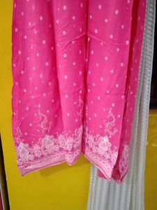 Pink Printed Maxi Dress